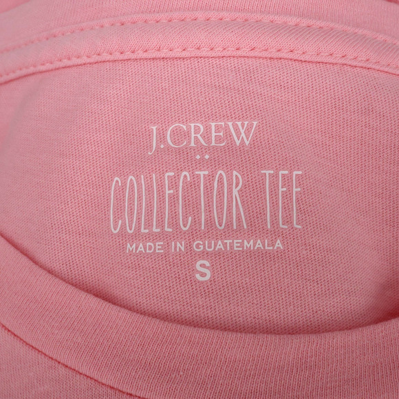 J Crew Top Womens Small Pink Cotton Collector Tee Sea Gals T-shirt Pullover New - Picture 3 of 16